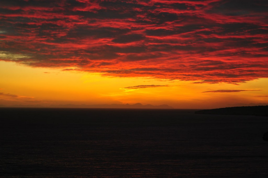 atardecer